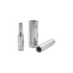 GRAY TOOLS ML614 - 14MM X 1 / 4" DRIVE, 6 POINT DEEP LENGTH, CHROME FINISH SOCKET