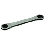 GRAY TOOLS MRB1517 - 15MM X 17MM 12 POINT, FLAT RATCHETING BOX WRENCH, MIRROR CHROME FINISH