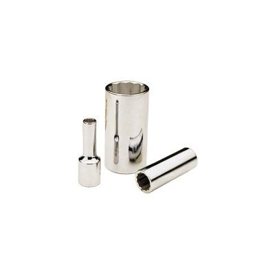 GRAY TOOLS MTL17 - 17MM X 3 / 8" DRIVE, 12 POINT DEEP LENGTH, CHROME FINISH SOCKET