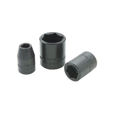 GRAY TOOLS MTP13 - 13MM X 3 / 8" DRIVE, 6 POINT REGULAR LENGTH, IMPACT SOCKET