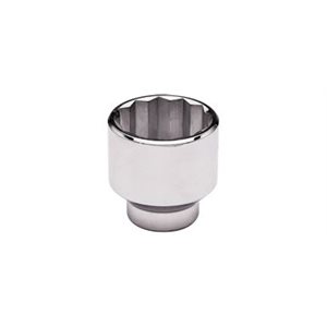 GRAY TOOLS MX50 - 50MM X 1"DRIVE, 12 POINT REGULAR LENGTH, CHROME FINISH SOCKET