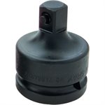 GRAY TOOLS PA6-4 - ADAPTER 3 / 4" FEMALE 1 / 2" MALE, BLACK IMPACT