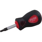 GRAY TOOLS RB123A - STUBBY NO. 3 SQUARE RECESS, COMFORT GRIP SCREWDRIVER, 1-1 / 2" BLADE LENGTH