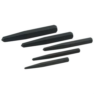 GRAY TOOLS SE50C - 5 PIECE STRAIGHT TYPE, SCREW EXTRACTOR SET