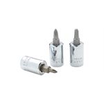 GRAY TOOLS TP2 - PRISE 3 / 8 PO DOUILLES PHILLIPS® DE LONGUEUR STANDARD - P2"