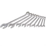 GRAY TOOLS TU9 - 9 PIECE 12 POINT SAE, MIRROR CHROME, COMBINATION WRENCH SET, 3 / 8" - 1"