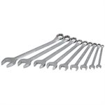 GRAY TOOLS TU9SH - 9 PIECE 6 POINT SAE, MIRROR CHROME, COMBINATION WRENCH SET, 1 / 4" - 3 / 4"