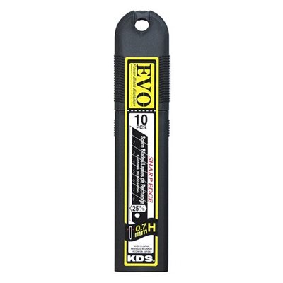 KDS HB-10B EVO - EVO POWER BLADES, 25MM X 0.7MM, BLACK, BOX / 10