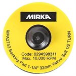 MIRKA 1125SG-R – GRIP SOFT QUICK LOCK 32 MM BACKUP PAD, QTY. 10