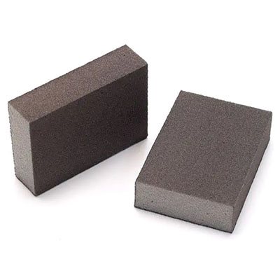 MIRKA 1353-180 – ÉPONGES ABRASIVES QUATRE FACES, 2-3 / 4" X 4" X 1", GRAIN 180, QTÉ. 10