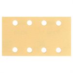 MIRKA 23-635-120 – GOLD 8 HOLE GRIP SHEETS, 2-3 / 4" X 7-3 / 4", GRIT 120, QTY. 50