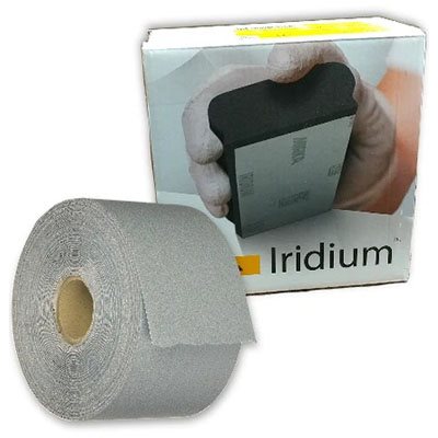 MIRKA 24-309-5U – IRIDIUM SR PSA FINESSING DISC ROLL, 1-1 / 4", GRIT 3µ, QTY. 100