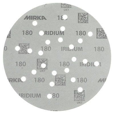 MIRKA 24-340-5U – IRIDIUM SR PSA FINESSING DISC ROLL, 1-1 / 4", GRIT 5µ, QTY. 500