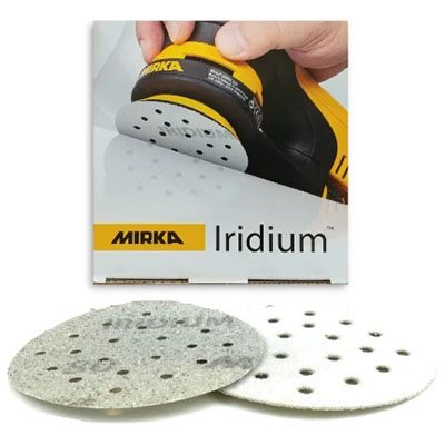 MIRKA 24-3MH-080 – DISQUES AUTOAGRIPPANTS IRIDIUM 20 TROUS D'ASPIRATION, 3", GRAIN 80, QTÉ. 50