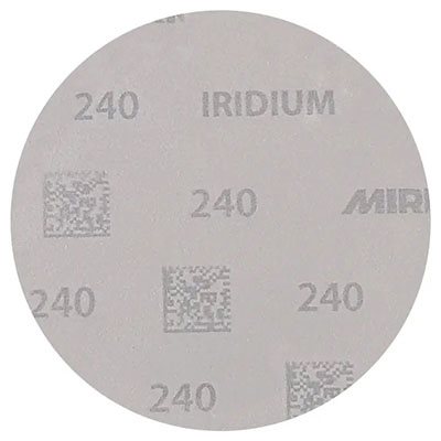 MIRKA 24-5NH-150 – IRIDIUM GRIP DISCS, 5", GRIT 180, QTY. 50