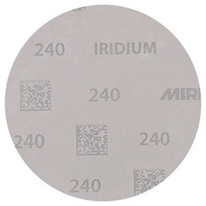 MIRKA 24-5NH-080 – IRIDIUM GRIP DISCS, 5", GRIT 80, QTY. 50