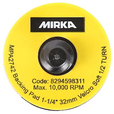 MIRKA 1125FG-R – QUICK LOCK PAD 32MM GRIP SOFT / PQT 10