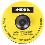 MIRKA 1125FG-R – QUICK LOCK PAD 32MM GRIP SOFT  /  PQT 10