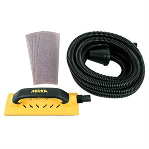 MIRKA HB-39KIT – HANDY VACUUM SANDING BLOCK KIT WITH 91100 HOSE, 3" X 9"