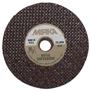 MIRKA MS-0110 – MEULES DE TRONÇONNAGE ROYAL, 3" X 1 / 32", QTÉ. 5