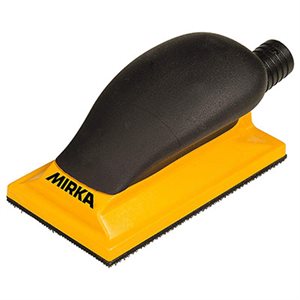 MIRKA MVHB38 – YELLOW GRIP FACED MULTI-HOLE VACCUM BLOCK (70MM X 198MM), 2-3 / 4" X 7-3 / 4" 