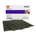 3M 7000028328 – FEUILLE ABRASIVE WETORDRY(MC), 401Q, 02044, GRAIN 2000, 13,97 X 22,86 CM (5 1 / 2 X 9 PO), 50 FEUILLES / BOÎTE