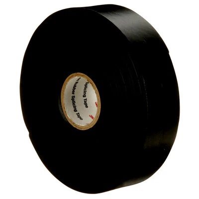 3M 7000002795 – SCOTCH® LINERLESS RUBBER SPLICING TAPE, 130C, BLACK, 1 IN X 30 FT (25.4 MM X 9.1 M)