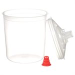 3M 7010029840 – PPS™ LID & LINER KIT, 16000, STANDARD 22 FL OZ (650 ML), 200 MICRON FILTER, 50 LIDS & LINERS PER KIT