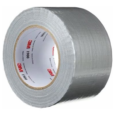 3M 7000124256 – VALUE DUCT TAPE, 1900, SILVER, 2.83 IN X 50 YD (71.9 MM X 45.7 M), 12 PER CASE