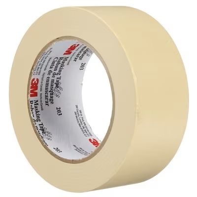 3M 7000123519 – RUBAN DE MASQUAGE À USAGE GÉNÉRAL, 203, BEIGE, EMBALLAGE INDIVIDUEL, 48 MM X 55 M (1,89 PO X 60 V)