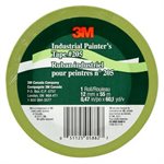 3M 7000137686 – RUBAN INDUSTRIEL POUR PEINTRES, 205, VERT, 0,12 MM (5 MIL), 12 MM X 55 M (1 / 2 PO X 60 V)