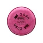 3M 7000002048 – PARTICULATE FILTER, 2096, P100, WITH NUISANCE LEVEL ACID GAS RELIEF, 2 / BAG