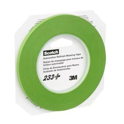 3M 7000048806 – SCOTCH® PERFORMANCE MASKING TAPE 233+, 26344, 1 / 4 IN X 180 FT (6 MM X 55 M)