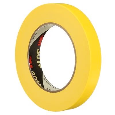 3M 7000124371 – RUBAN DE MASQUAGE PERFORMANT 3M(MC), 301+, JAUNE, 0,16 MM (6,3 MIL), 18 MM X 55 M (0,71 PO X 60 V)