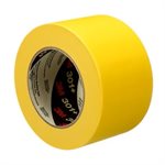 3M 7000124892 – PERFORMANCE MASKING TAPE, 301+, YELLOW, 6.3 MIL (0.16 MM), 2.8 IN X 60 YD (72 MM X 55 M)