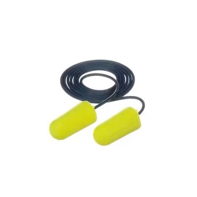 3M 7000029952 – BOUCHONS D’OREILLES PERCEPTIBLES PAR LES DÉTECTEURS DE MÉTAL E-A-RSOFT, 311-4106, JAUNES, AVEC CORDON