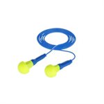 3M 7100002154 – BOUCHONS D’OREILLES PUSH-INS E-A-R(MC), 318-1005, JAUNES / BLEUS, AVEC CORDON