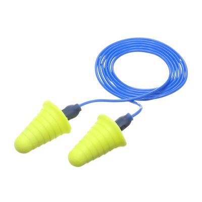 3M 7000127186 – BOUCHONS D’OREILLES PUSH-INS E-A-R(MC), 318-1009, JAUNES / BLEUS, AVEC CORDON