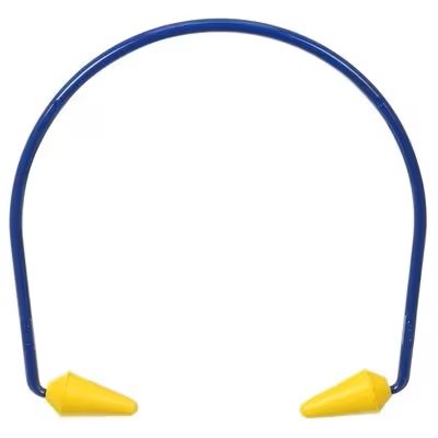 3M 7000002297 – PROTECTEUR D’OREILLE À ARCEAU CABOFLEX E-A-R, MODÈLE 600, 320-2001, BLEU / JAUNE, SANS CORDON, 10 / CARTON