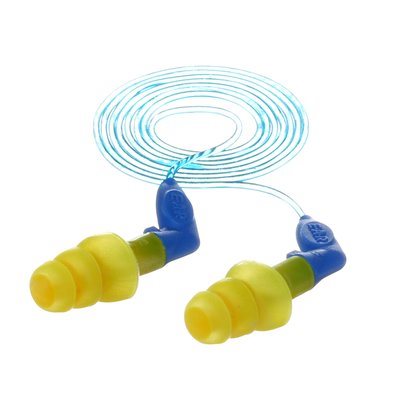 3M 7000127188 – BOUCHONS D’OREILLES ULTRAFIT(MC) 27 E-A-R(MC), 340-8002, JAUNES, AVEC CORDON