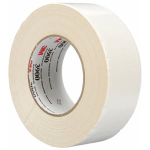 3M 7000124008 – MULTI-PURPOSE DUCT TAPE, 3900, WHITE, 1.89 IN X 60 YD (48 MM X 55 M), BULK