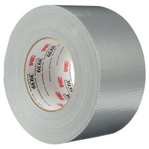 3M 7000136800 – DUCT TAPE, 3939, SILVER, 2.8 IN X 60 YD (72 MM X 55 M), BULK