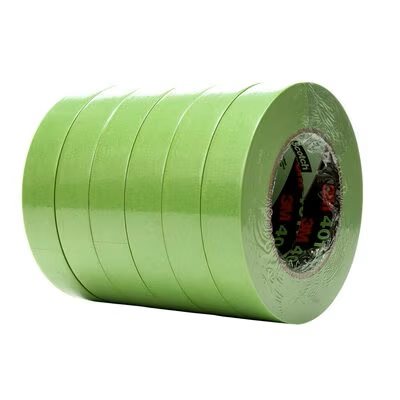 3M 7000124896 – HIGH PERFORMANCE MASKING TAPE, 401+, GREEN, 6.7 MIL (0.17 MM), 0.95 IN X 60 YD (24 MM X 55 M)