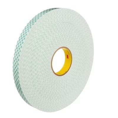 3M 7000048486 – 3M DOUBLE COATED URETHANE FOAM TAPE, 4032, OFF-WHITE, 1.0 IN X 72.0 YD X 31.3 MIL (2.5 CM X 65.8 M X 0.8 MM), BULK