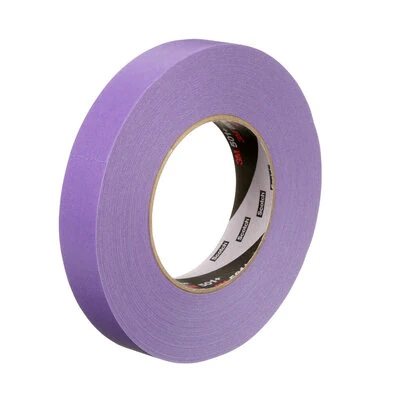 3M 7100086194 – SPECIALTY HIGH TEMPERATURE MASKING TAPE, 501+, PURPLE, 0.95 IN X 60 YD (24 MM X 55 M), 6 PER CASE