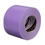 3M 7100088493 – RUBAN DE MASQUAGE SPÉCIALISÉ POUR TEMPÉRATURES ÉLEVÉES, 501+, VIOLET, 100 MM X 55 M (4 PO X 60 V), 8 ROULEAUX / CAISSE