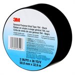 3M 7000028962 – GENERAL PURPOSE VINYL TAPE, 764, BLACK, 2.0 IN X 36.0 YD X 5.0 MIL (5.1 CM X 32.9 M X 0.1 MM)