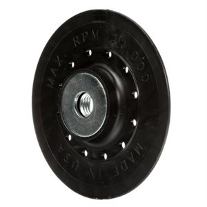 3M 7000139384 – FIBRE DISC BACK-UP PAD WITH RETAINER NUT, PP5005MSSH, BLACK, 5 IN X 5 / 8-11 IN (127 MM)