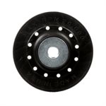 3M 7000139386 – TAMPON D’APPOINT POUR DISQUES EN FIBRE AVEC ÉCROU DE RETENUE, PP5045MSSH, NOIR, 114,3 MM (4 1 / 2 X 5 / 8 PO – 11)