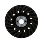 3M 7000139386 – FIBRE DISC BACK-UP PAD WITH RETAINER NUT, PP5045MSSH, BLACK, 4 1 / 2 IN X 5 / 8-11 IN (114.3 MM)